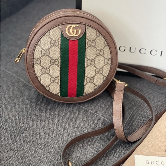 🌟 Rare Gucci Ophidia Round GG Mini Backpack - Picture 3 of 7